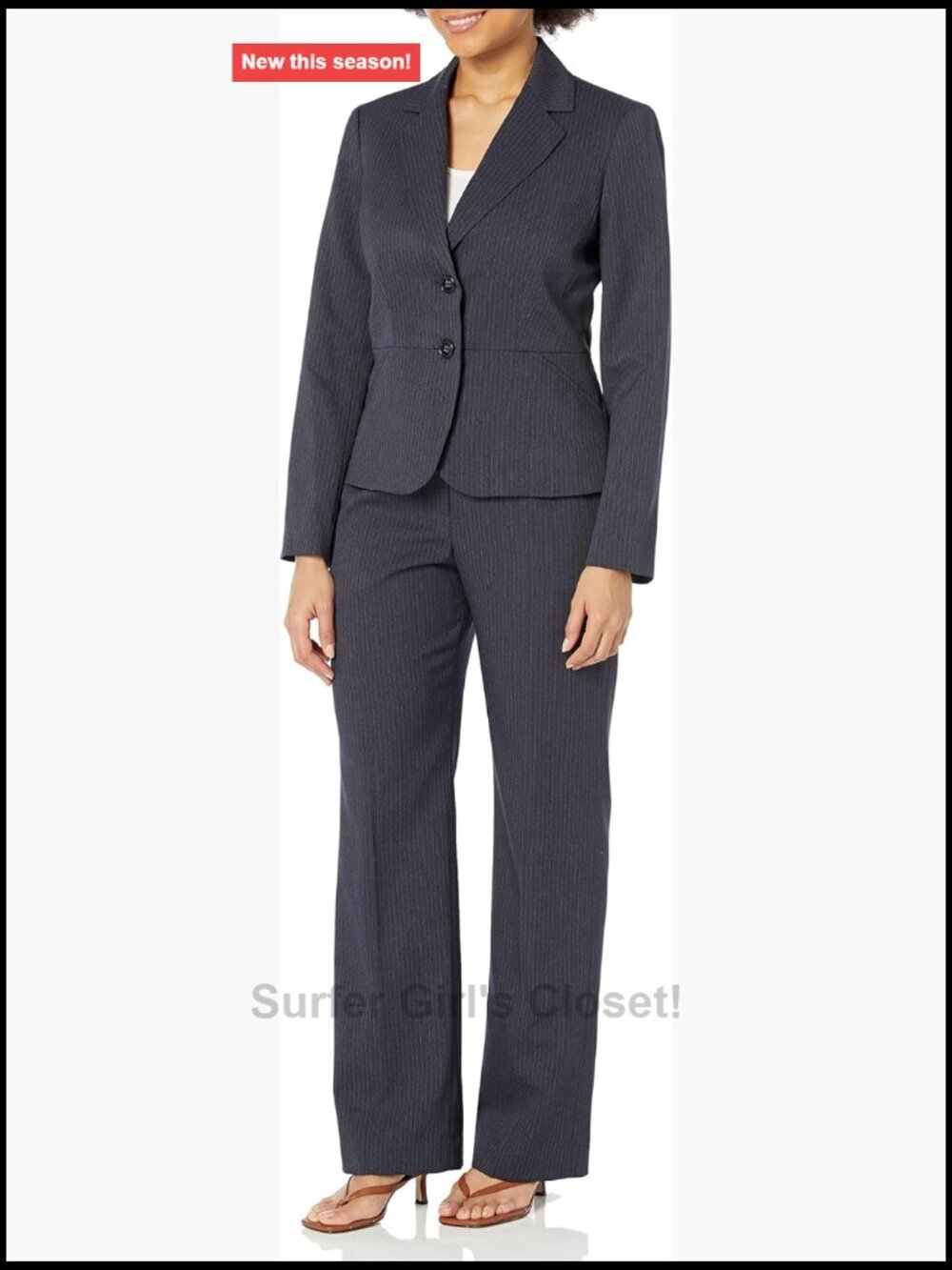 Women's 2pc Blazer & Pant Set Office Wear Suit